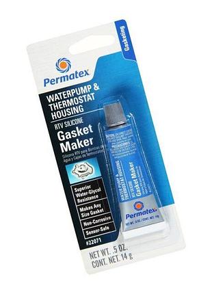 Герметик-прокладок силикон 14g "permatex" 22071/+232°с (для водян.насоса/термостатов) (6шт/ящ)