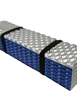 Коврик кемпинговый base camp expedition ixpe 185x55x1.5см dark blue