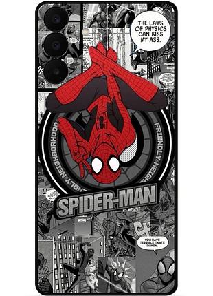 Силіконовий чохол бампер для samsung a27 з картинкою людина-павук spider man