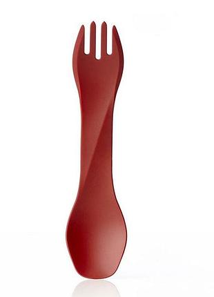 Ложка-вилка humangear gobites uno red