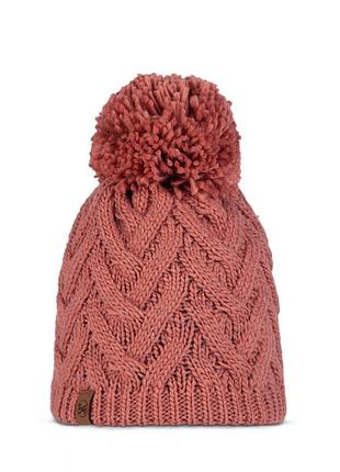 Шапка buff knitted & fleece band hat caryn 123515.401.10.00 crimson