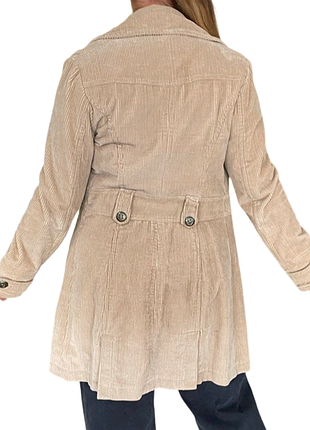 Vintage вельветове напівпальто bershka warm