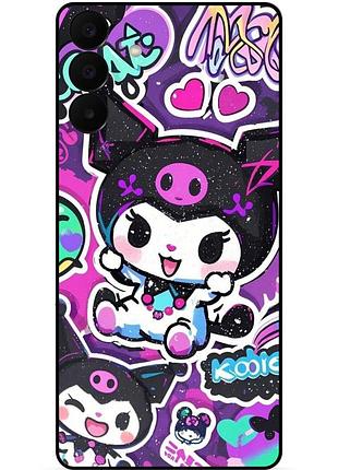 Силиконовый чехол для samsung a27 с рисунком kuromi куроми