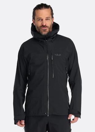 Куртка чоловіча rab firewall jkt black