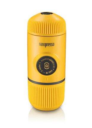 Портативная эспрессо-кофеварка wacaco nanopresso жёлтая