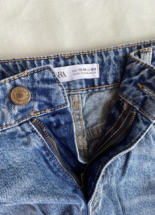 Укороченные джинсы zara, размер s 4