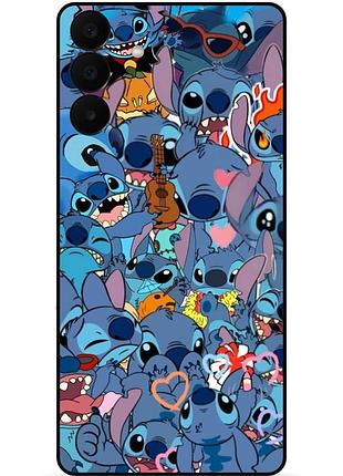 Силиконовый бампер чехол для samsung a27 с картинкой стич stitch