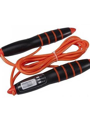 Скакалка со счетчиком liveup pvc сable jumprope ls3128