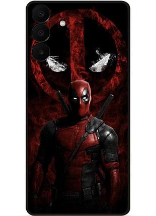Силиконовый чехол бампер для samsung a27 с рисунком deadpool дэдпул