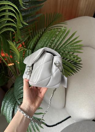 Сумка coach tabby shoulder bag 20 with quilting gray 5