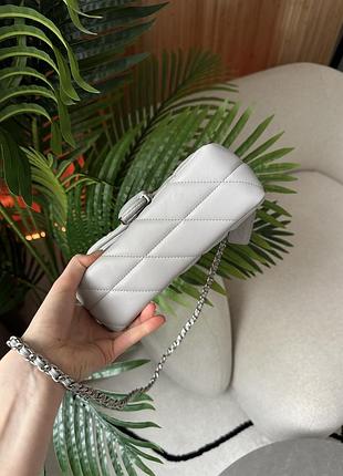 Сумка coach tabby shoulder bag 20 with quilting gray 6