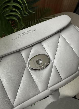Сумка coach tabby shoulder bag 20 with quilting gray 8