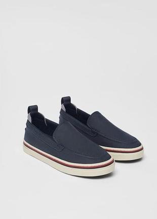 Мокасини для хлопчика zara сині 33 розмір 21см устілка