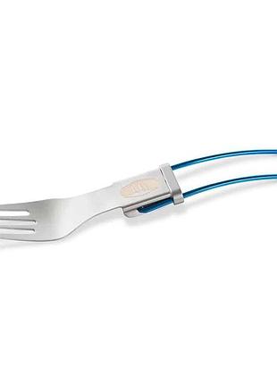 Вилка gsi outdoors glacier folding fork синий