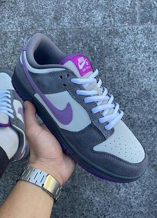 Кросівки sb dunk low purple/orange 3