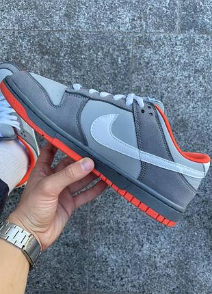 Кросівки sb dunk low purple/orange 4