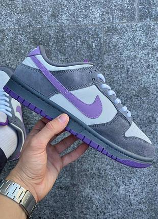 Кросівки sb dunk low purple/orange