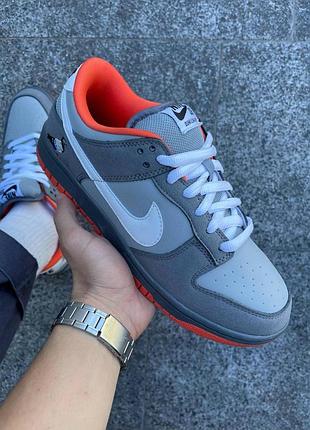 Кросівки sb dunk low purple/orange 5