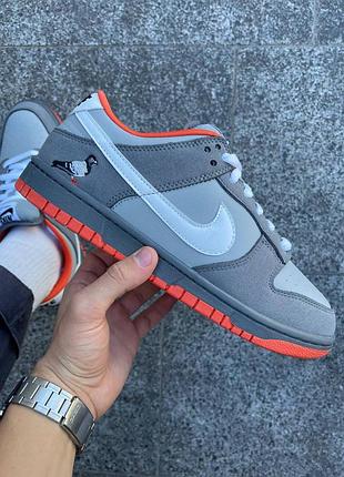 Кросівки sb dunk low purple/orange 6