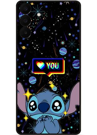 Силиконовый бампер чехол для samsung a27 лило и стич stitch