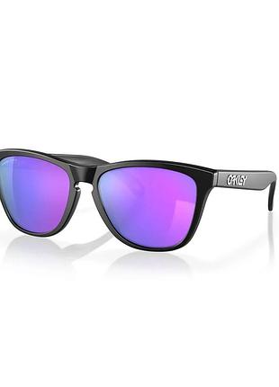 Сонцезахисні окуляри oakley frogskins matte black prizm violet