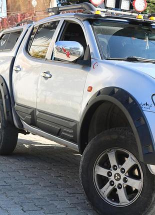 Расширители колесных арок (eurocap) для mitsubishi l200 2006-2015 гг