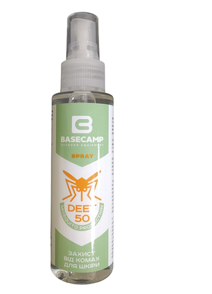 Спрей от насекомых basecamp deet 50, 100 мл