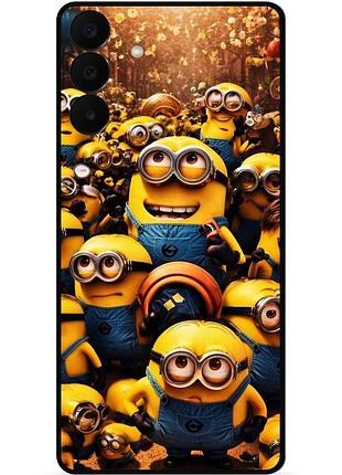 Силиконовый бампер чехол для samsung a27 с картинкой minion миньоны