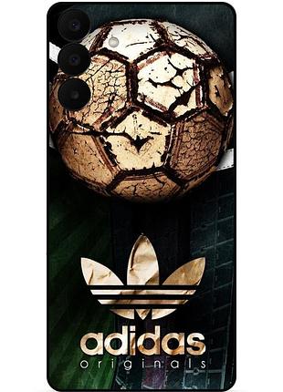 Силиконовый чехол бампер для samsung a27 с рисунком адидас adidas