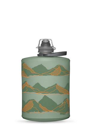 М'яка фляга hydrapak stow 500 мл mountains sutro green