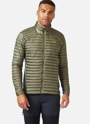 Кофта флісова чоловіча rab cirrus flex 2.0 jkt light khaki