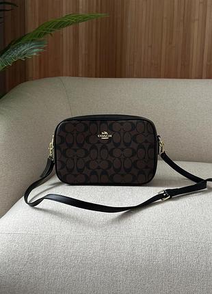 Сумка coach jamie camera bag large brown 2