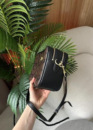 Сумка coach jamie camera bag large brown 5