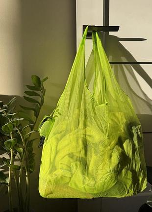 Сумка шоппер levitate monolite lime