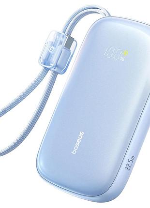 Портативное зу power bank baseus enerfill fc21 qpow 3 ultra 22.5w with cable 20000 mah (ppfls)