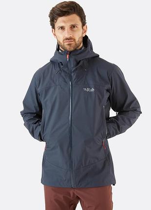 Куртка мембранная мужская rab arc eco waterproof jacket beluga