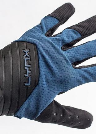 Велоперчатки lynx expert long blue