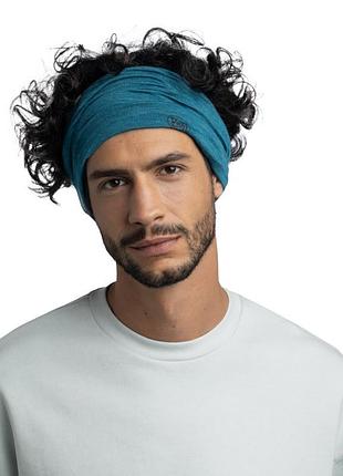 Мультифункциональная повязка buff merino lightweight solid teal 2