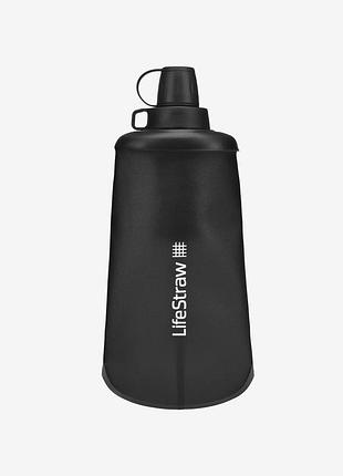 Бутылка-фильтр для воды lifestraw peak squeeze 650 ml dark mountain gray