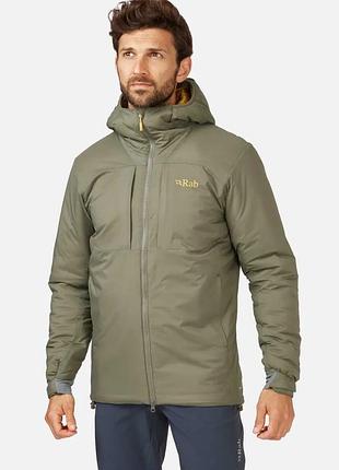 Куртка чоловіча rab xenair alpine jacket light khaki