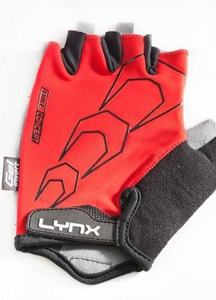 Рукавички велосипедні lynx race red