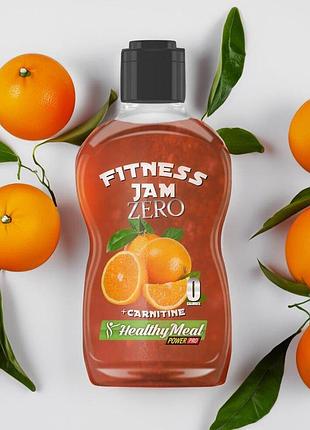 Фитнес джем power pro fitness jam zero sugar free, 200 грам - апельсин с карнитином