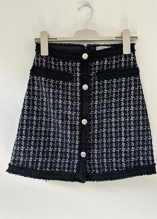 Твідова спідниця h&m