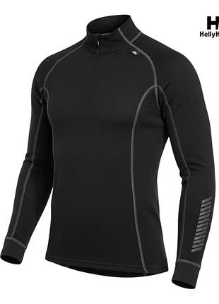 Оригінальна чоловіча термокофта helly hansen розмір s чорна чоловічий лонгслів хелі хенсон чорний рашгард лонг термуха чоловіча білизна термокофта а1