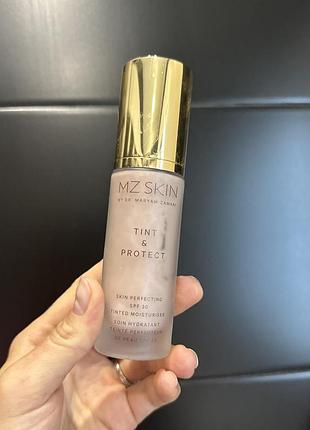 Крем для обличчя mz skin tint & protect spf 30 з тоном, 10-15 мл