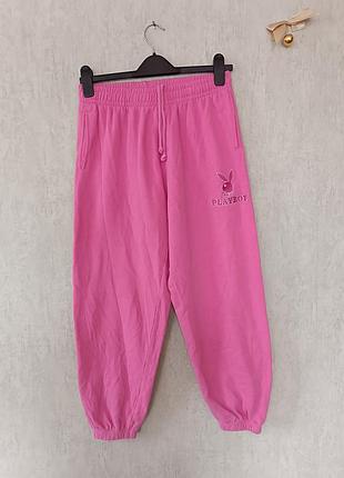 Женские розовые спортивные штаны playboy by pacsun р.м
