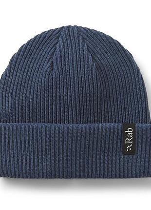 Шапка rab perimeter rolled beanie tempest blue qab-67