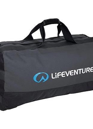 Cумка lifeventure expedition duffle wheeled 120 l black-grey