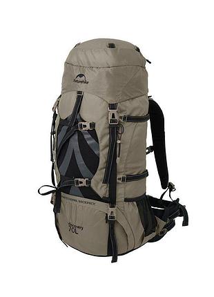 Рюкзак туристичний naturehike nh70b070-b 70 л 5 л світло-коричневий