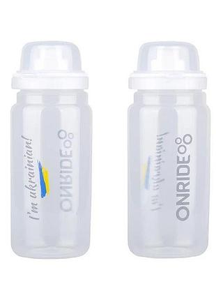 Фляга велосипедна onride elite fly ua 550ml прозорий